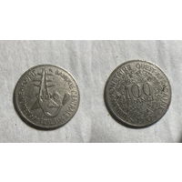 Западная Африка 100 франков, 1987