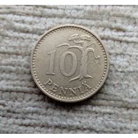 Werty71 Финляндия 10 пенни 1965 Вековое дерево