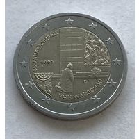 Германия 2 евро 2020 - 50 лет коленопреклонению в Варшаве (А - Берлин)