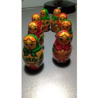 Матрёшки ретро, дерево