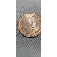 Чили 50 песос 2016