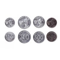 Индонезия набор 4 монеты 2016 UNC