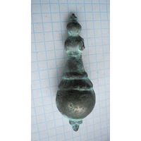 Привеска старинная. Бронза оловянистая, литье.