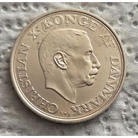 Дания 2 кроны 1945 75  лет со дня рождения Кристиана Х