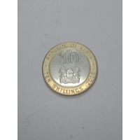Кения 10 шиллингов 2005 года .
