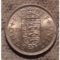 1 шиллинг 1954 Великобритания
