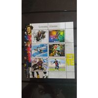 БЛОК ФУТБОЛ  ЧЕМПИОНАТ МИРА СПОРТ    MNH