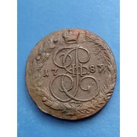 5 копеек 1783 г ( сохран хороший)