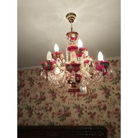 Люстра хрустальная потолочная