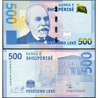 Албания 500 Лек образца 2020 года UNC pw77 серия DA