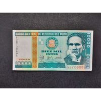 10000 инти 1988 года. Перу. UNC . Распродажа