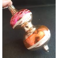 Игрушка ёлочная Абстракция Загадка, стекло. СССР