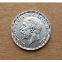 Великобритания, шиллинг 1929 г., серебро 0.500, Георг V (1910-1936)