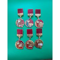 Значки ВЛКСМ ордена комсомола