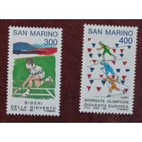 Сан-Марино** спорт полная серия без наклеек и их следов