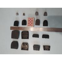 Набойки для обуви новые 8 пар.