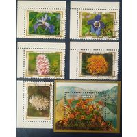 КНДР 1989 цветы.
