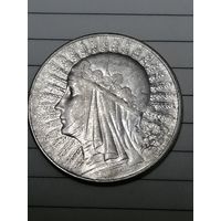 5 злотых 1933 г. Ядвига
