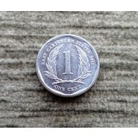 Werty71 Карибские острова 1 цент 2011 Елизавета 2 Карибы