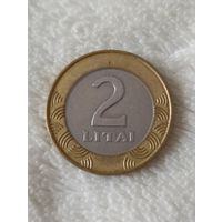 Литва. 2 лита 1999 года. (2). (4)