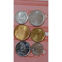 Фиджи набор монет 2012-2014. 5,10,20,50,1,2 доллара