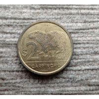 Werty71 Уругвай 2 песо 2011 Водосвинка капибара