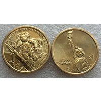 США, 1 доллар 2025 г. Серия Инновации. "Космический центр Джонсона" (Техас).