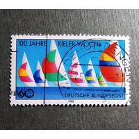 Марка Германия 1982 год 100-летие парусной регаты
