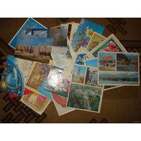 Открытки разные 23шт.С 1974 по 1986г.
