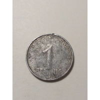 1 пфенниг ГДР 1953 год