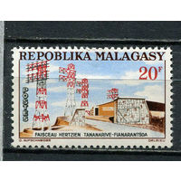 Малагасийская республика - 1963 - Телекоммуникации - [Mi. 491] - полная серия - 1 марка. MNH.  (Лот 39HY)-TG3P47
