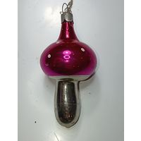 Ёлочная игрушка - Гриб , СССР .