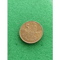 ЭФИОПИЯ 5 ЦЕНТОВ, 2000-2010, Лев