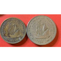 Британские Карибы 2 монеты