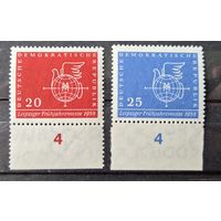 Германия, ГДР 1958 г. Mi.618-619 MNH** полная серия