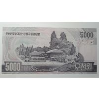КНДР, 5000 вон 2006 г. UNC.