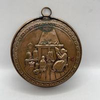 Медное панно. Италия. Арт 3261