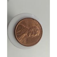 1 цент США 1991 года  буква D лот 6