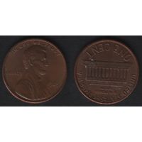 США km201b 1 цент 1989 год (-) (_5 ТОРГ ЛЮБОЙ