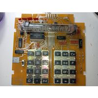 Плата с радиодеталями .  С рубля