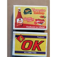 Спичечные коробки 5 х 3.5 х 1.5 см, серия "ОК", спички