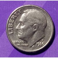 10 центов 1986  США