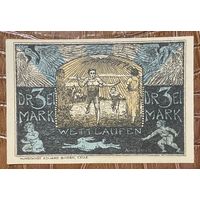 Нотгельд 3 марки 1921 год. Целле. Веймарская республика