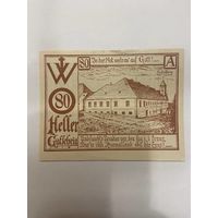 Австрия 80 геллеров нотгельд Эйденберг - 2101