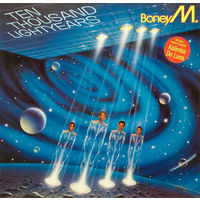 BONEY M. - Ten Thousand Lightyears 84 Hansa Germany EX+/EX + Poster