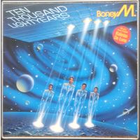 BONEY M. - Ten Thousand Lightyears 84 Hansa Germany EX+/EX + Poster