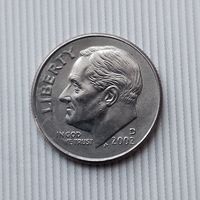 1 дайм 2002( D) года США. Красивая монета!