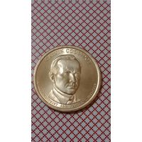 США 1 доллар 2014 D.    30 президент