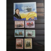 Бенин 1997 г. Железная дорога.