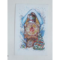 Синельщикова   с новым годом 1989  9х14 см